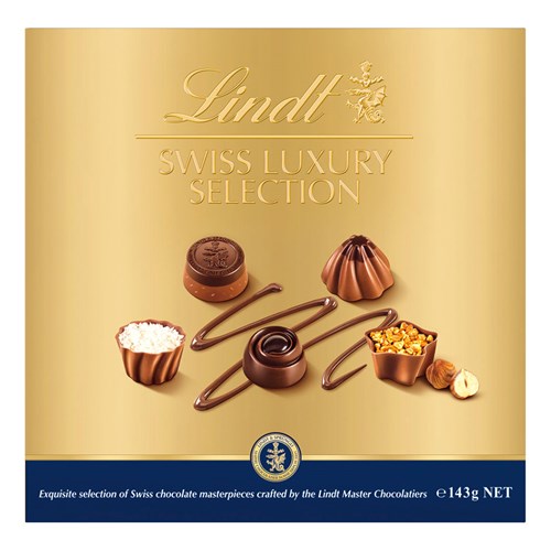 Lindt Swiss Luxury Selection Chocolate Box 143g - Shop Today